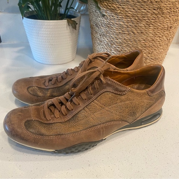 Cole Haan Other - Cole Haan Nike Air Collaboration Brown Leather Sneakers Men’s 8